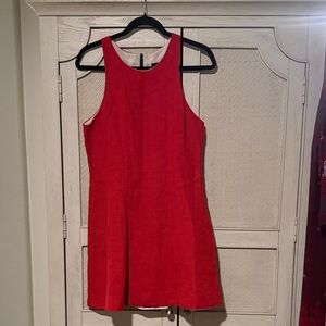 Rag and Bone Red Sleeveless Dress
